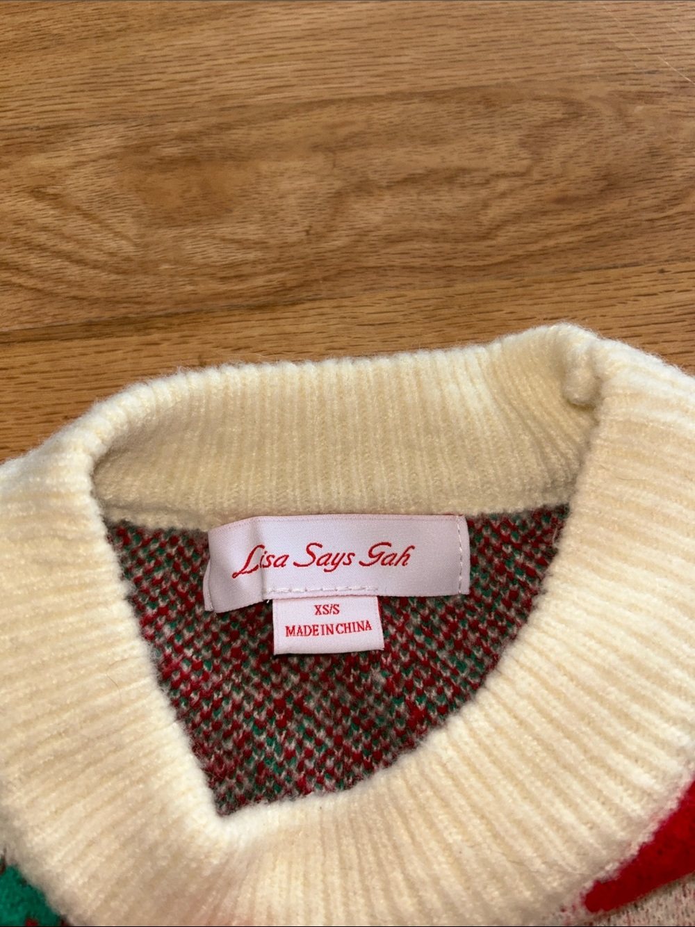 Lisa Says Gah Ella Strawberry Sweater - Picture 4 of 5